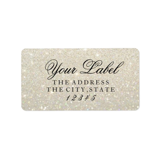 Sua etiqueta personalizada - Presilha branca e Dou (Frente)