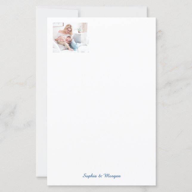 Sua Foto e Nome(s) no Script Azul (Frente)