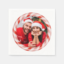 Sua foto em um guardanapo de papel Candy Frame