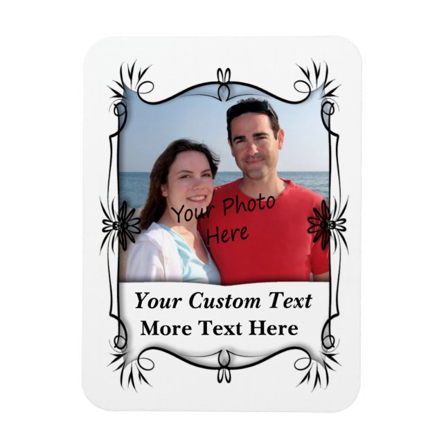 Sua Foto Em Um Íman Flexível (Vertical)