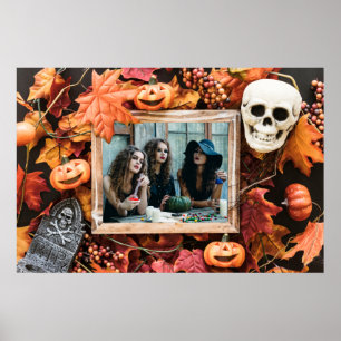 SUA FOTO em um poster do costume do quadro do Dia