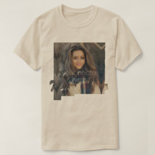 SUA FOTO Estado da Camiseta de Forma do Novo Méxic