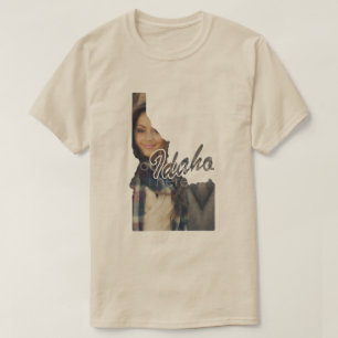 SUA FOTO Estado Da Camiseta De Forma Idaho