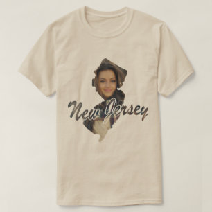 SUA FOTO Estado da camiseta em forma de Nova Jerse