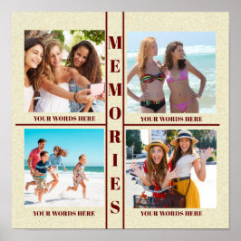 SUA FOTOGRAFIA MEMÓRIA POSTER FÁCIL DE PREENCHER