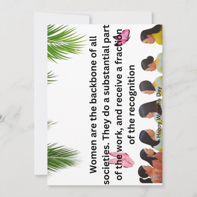 Sua História: Cartão Internacional de Saudação do  (Frente)