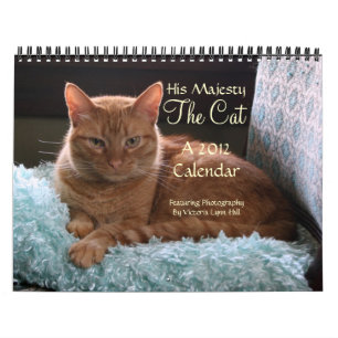 Sua majestade o calendário do gato 2012