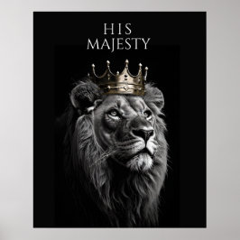Sua Majestade – Poster da Coroa do Leão Real