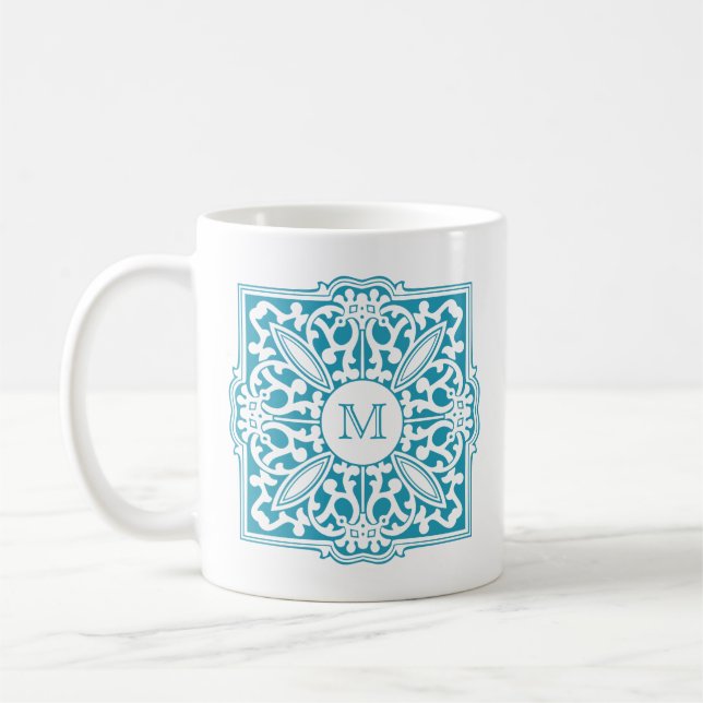 SUA MONOGRAM em moldes decorativos canecas persona (Esquerda)