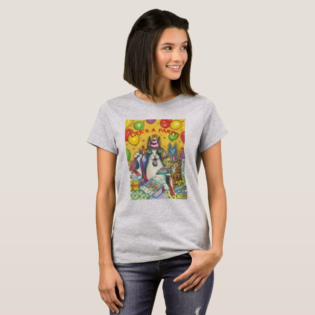 SUA N' Fitz CAT PARTITY BASIC T-SHIRT Personalizar (Frente Completa)