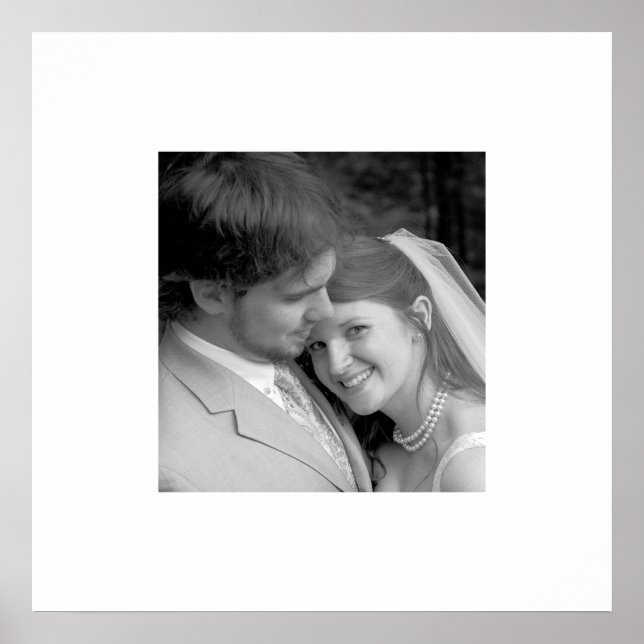 Sua Poster de Casamento Fotográfico (Frente)