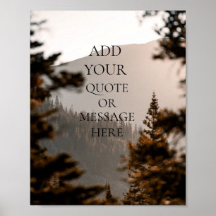 sua própria poster de citação