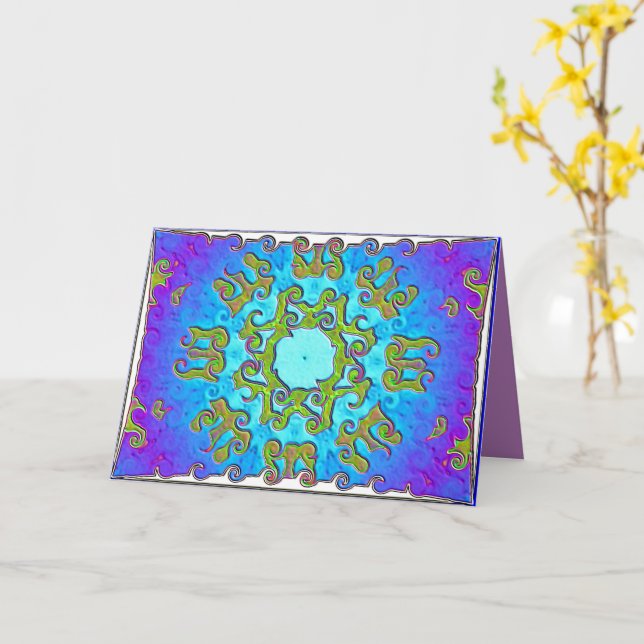 Sua Própria Saudação Projetou Cartão De Saudação D (Flor Amarela)