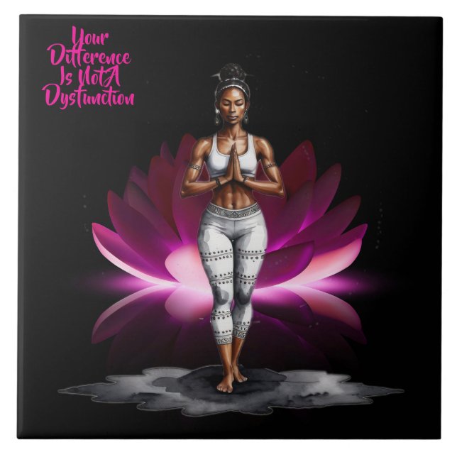 Sua Sabedoria Diferencia Azulejo Cerâmico (Frente)