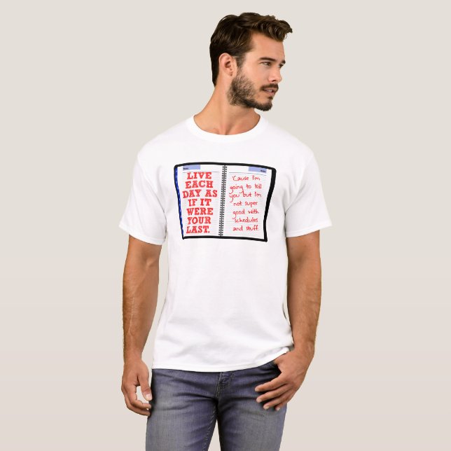 Sua Última Camiseta Divertida (Frente Completa)