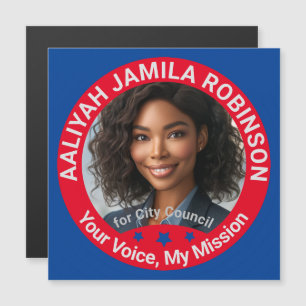 Sua Voz Minha Missão Foto da Campanha Magnética
