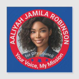 Sua Voz Minha Missão Foto da Campanha Magnética