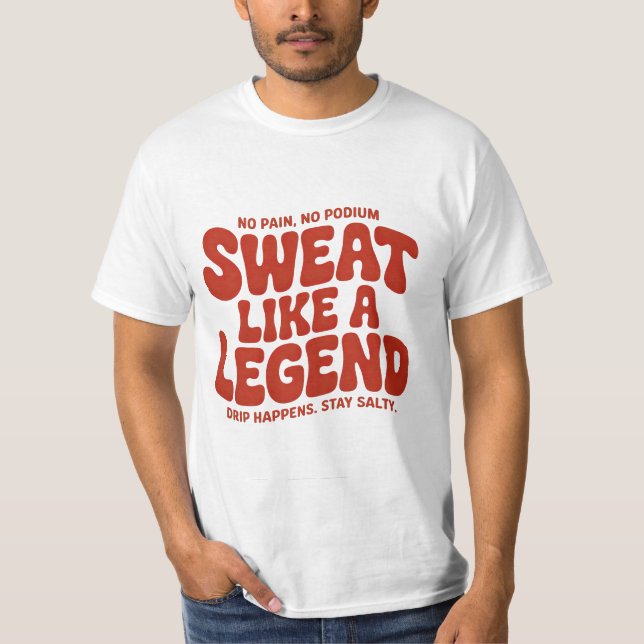 Suar Como Uma Lenda Camiseta Divertida Presente Pa (Frente)