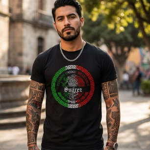 Suarez Sobrenome méxico, camisas com nome
