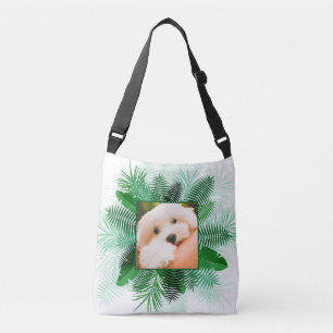 Suas 2 fotos no Palm Leaf Frames bolsas personaliz