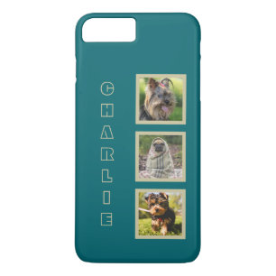 SUAS 3 FOTOS E capas de telefone de nomes personal