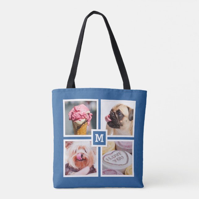 SUAS 8 bolsas das FOTOS & do MONOGRAMA (Verso)