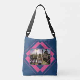 SUAS bolsas de padrões geométricos de fotografia e