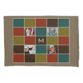 SUAS FOTOS E MONOGRAMAS cobrir DE travesseiro pers