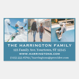 Suas fotos, texto e adesivos personalizados colori