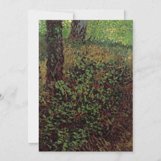 Sub-bosque por Vincent van Gogh (Frente)