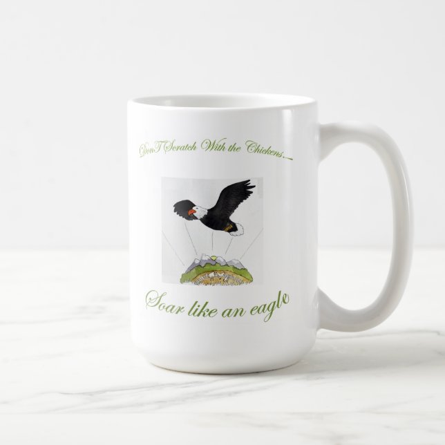 Suba como uma caneca de Eagle (Direita)