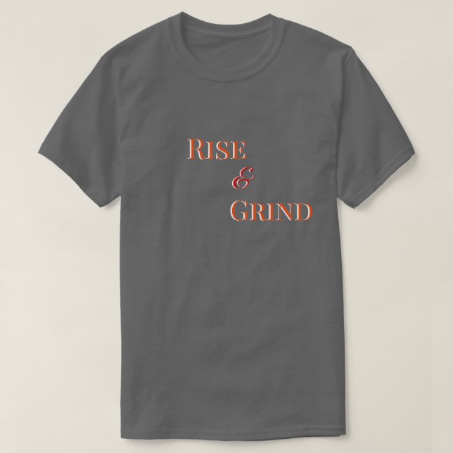 Suba e Trabalhe – Camiseta e Roupas Motivacionais (Frente do Design)