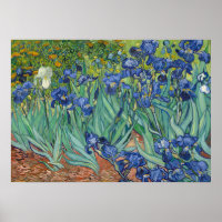 Subidas por Van Gogh Poster Impressão