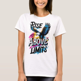 Subir acima dos limites do T-Shirt da águia