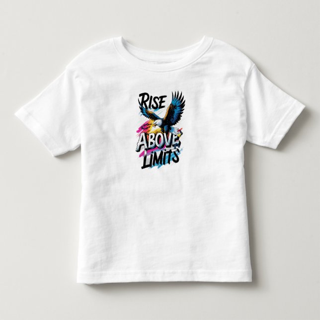 Subir acima dos limites do T-Shirt da águia (Frente)