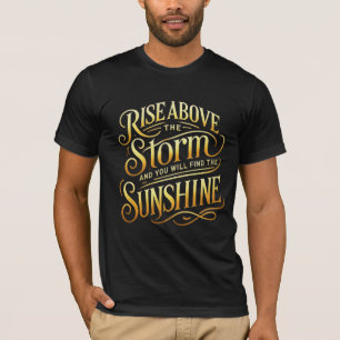 Subir acima e iluminar a camisa