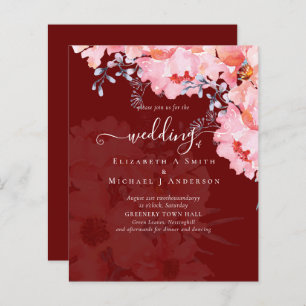 Sublime Blossomas cor-de-rosa SITE DE CASAMENTO -