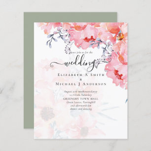 Sublime Blossomas cor-de-rosa SITE DE CASAMENTO -
