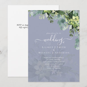 Sublime Dusty Blue GREENERY Eucalyptus WEDDING