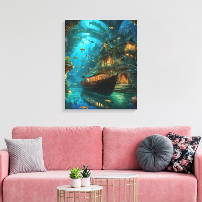 Submarino Guarde ou crie a sua própria Canvas (Glo (Insitu(Sala de estar))