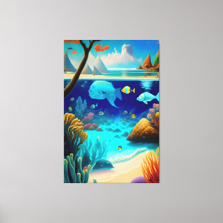 Submarino, Sealife, Decoração de Parede do Oceano