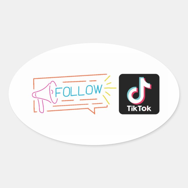 subscrever o meu adesivo do canal Tiktok (Frente)