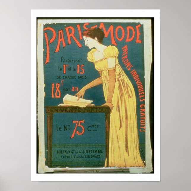 Subscrições de publicidade poster para o "Modo de  (Frente)