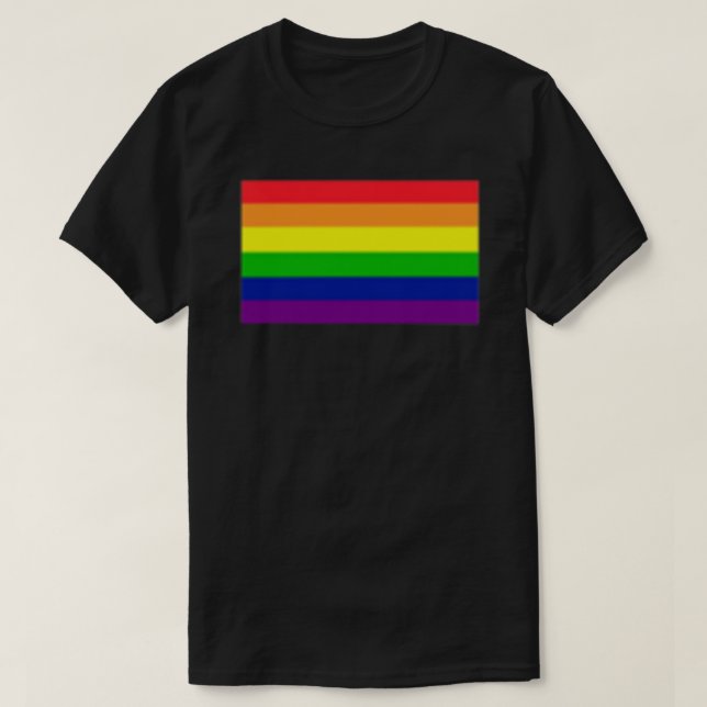 Subtle Gay Pride Flag Classic T-Shirt (Frente do Design)