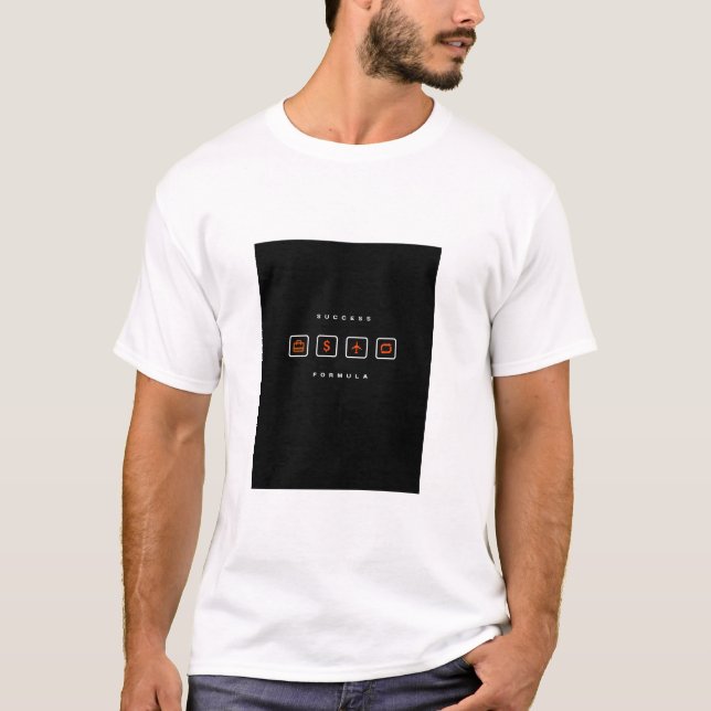 Success Formula Motivational T-Shirt (Frente)