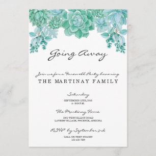 Succulent que vai afastado convite de festas