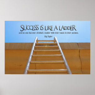 Sucesso como o impressão inspirado do poster da