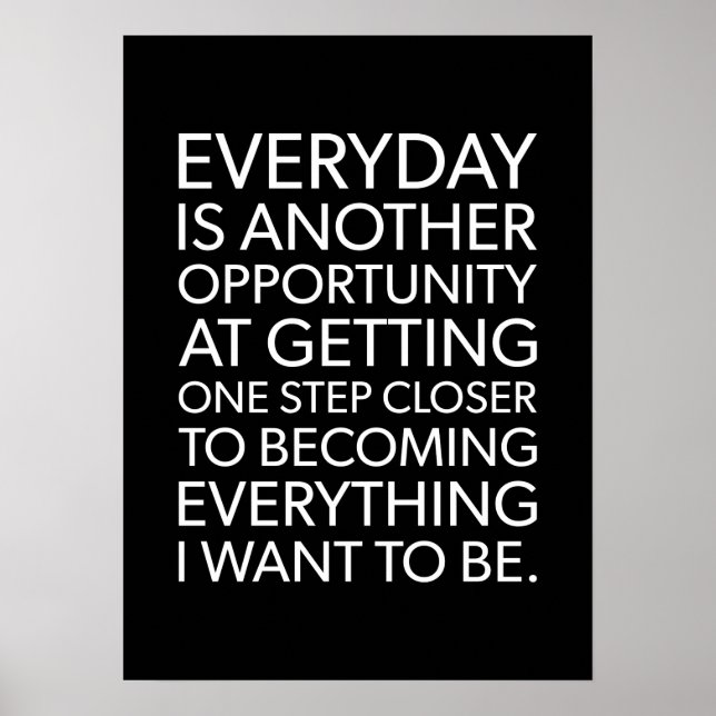 Sucesso e Poster de Motivação Gym (Frente)