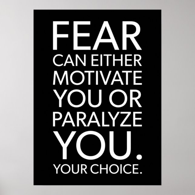 Sucesso e Poster de Motivação Gym (Frente)