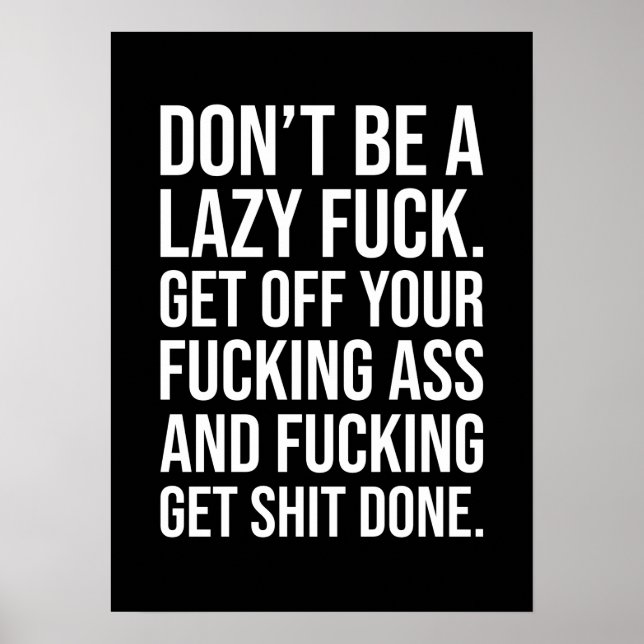 Sucesso e Poster de Motivação Gym (Frente)